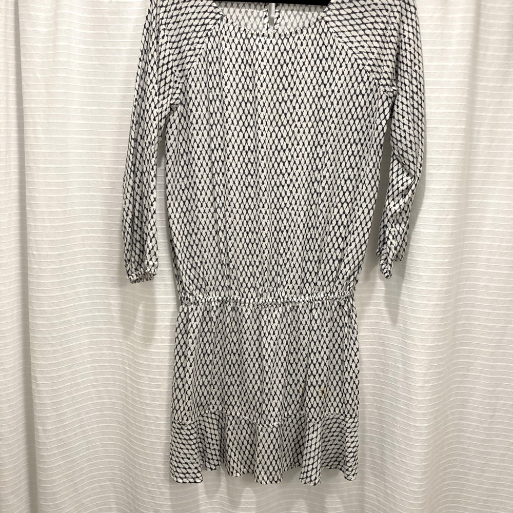 JOIE Dress - Size Small - White & Navy